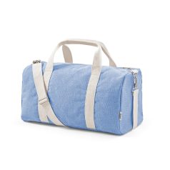   Geanta sport, 2407E20556, Aodaci, 23x24x46.5 cm, Bumbac, Albastru pastel