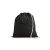 Saculet cu snur 2407E20806, Aodaci, 37x41 cm, Bumbac, Negru