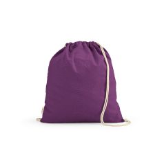 Saculet cu snur 2407E20817, Aodaci, 37x41 cm, Bumbac, Violet