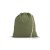 Saculet cu snur 2407E20819, Aodaci, 37x41 cm, Bumbac, Verde army