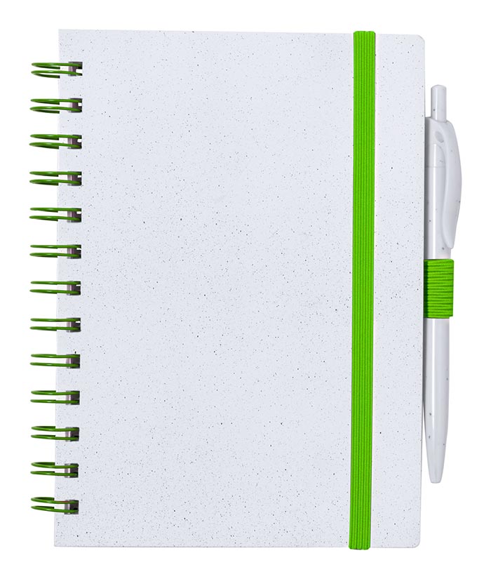 Agenda cu pix inclus, B6, Dictando, 2401E16951, Everestus, 140x180x15 mm, ABS, Hartie, Verde