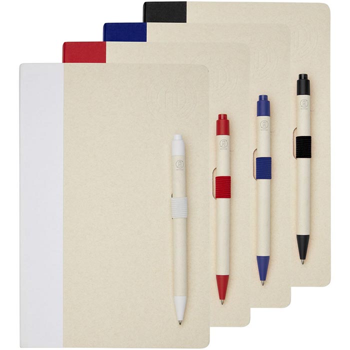 Agenda cu pix inclus, A5, Dictando, 2401E14628, Everestus, 21x13.9 cm, Carton, Rosu