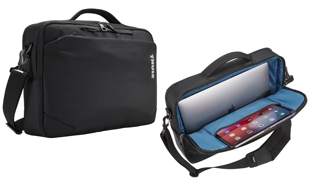 Geanta laptop, 21MAR1041, 42x30x10 cm, 15.6 inch, Thule by AleXer, Nylon, Negru