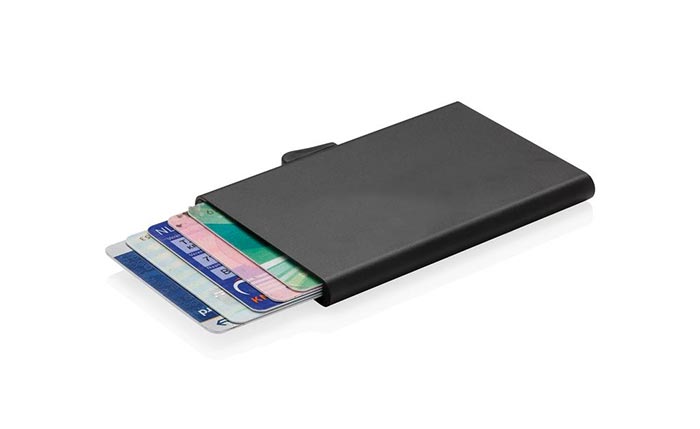 portcard aluminiu model 1