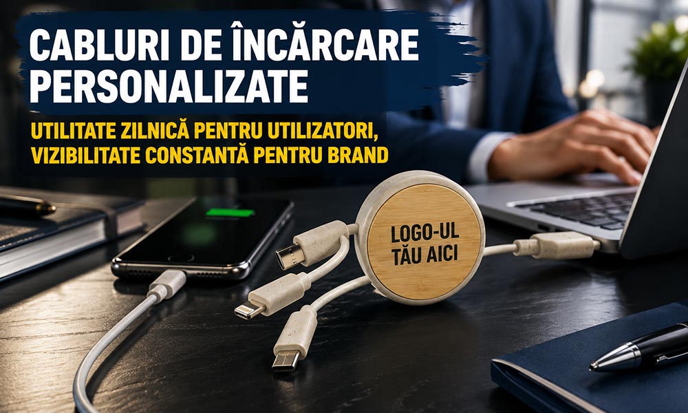 De ce cablurile de încărcare personalizate sunt printre cele mai utile gadgeturi promoționale
