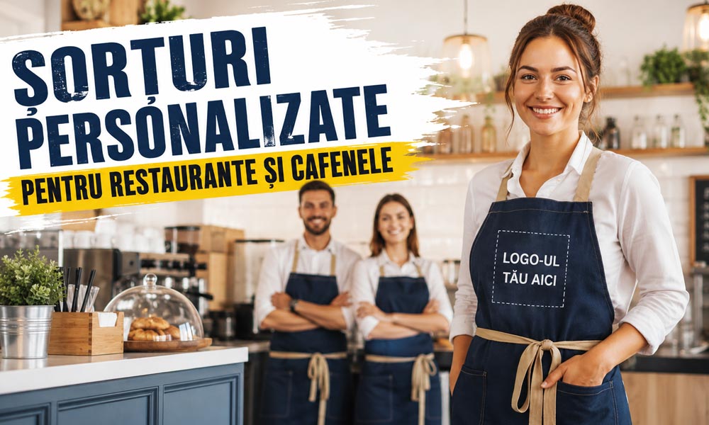 Șorțuri personalizate în restaurante și cafenele – identitate vizuală și utilitate pentru personal